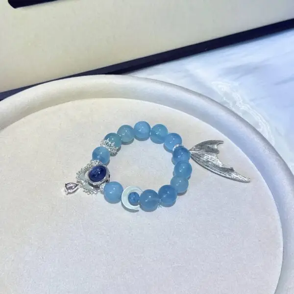 Ocean Crystal Box - Aquamarine Bracelet