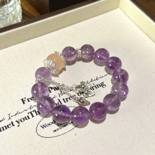 Amethyst & Rose Quartz Bracelet